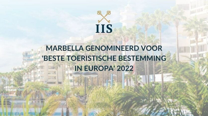 Marbella genomineerd voor beste toeristische bestemming in Europa 2022