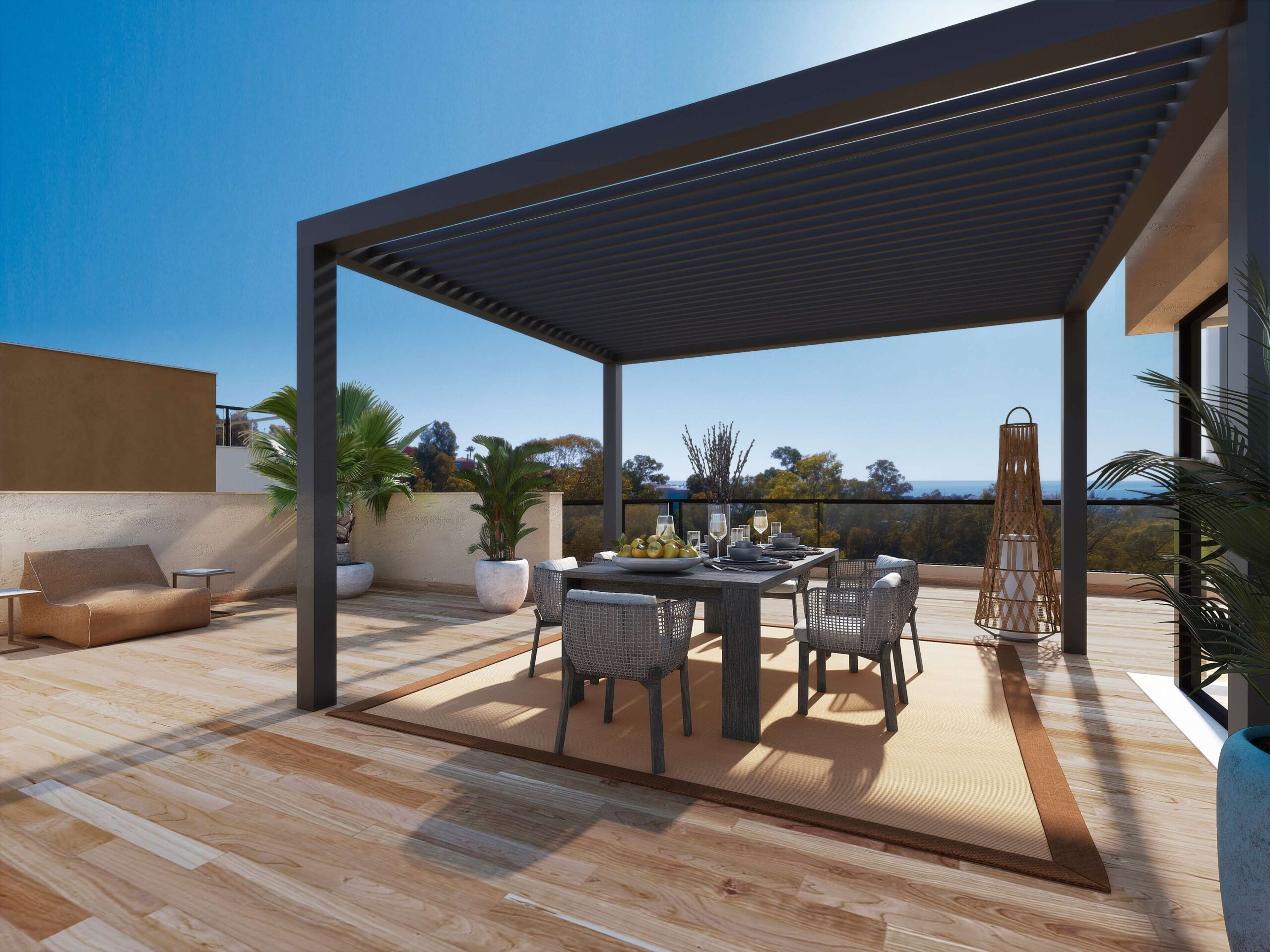 A9 Marbella Lake apartments Nueva Andalucia terrace 2