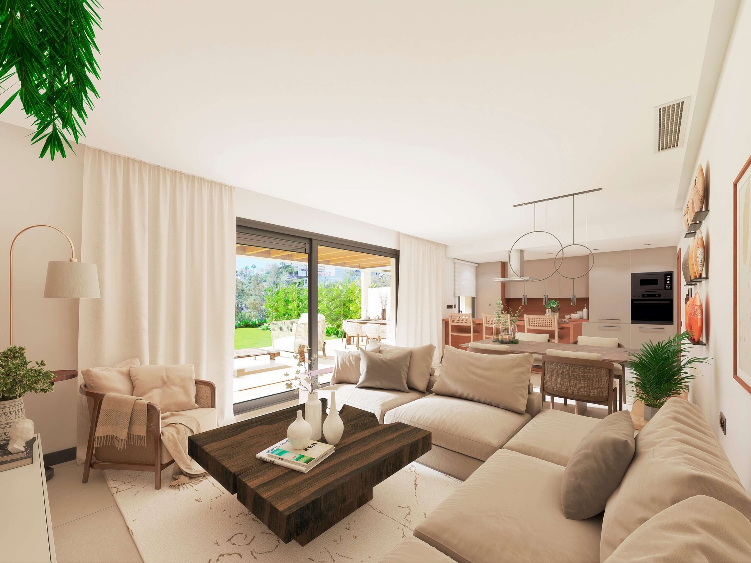 B1 Marbella Lake apartments Nueva Andalucia salon 2