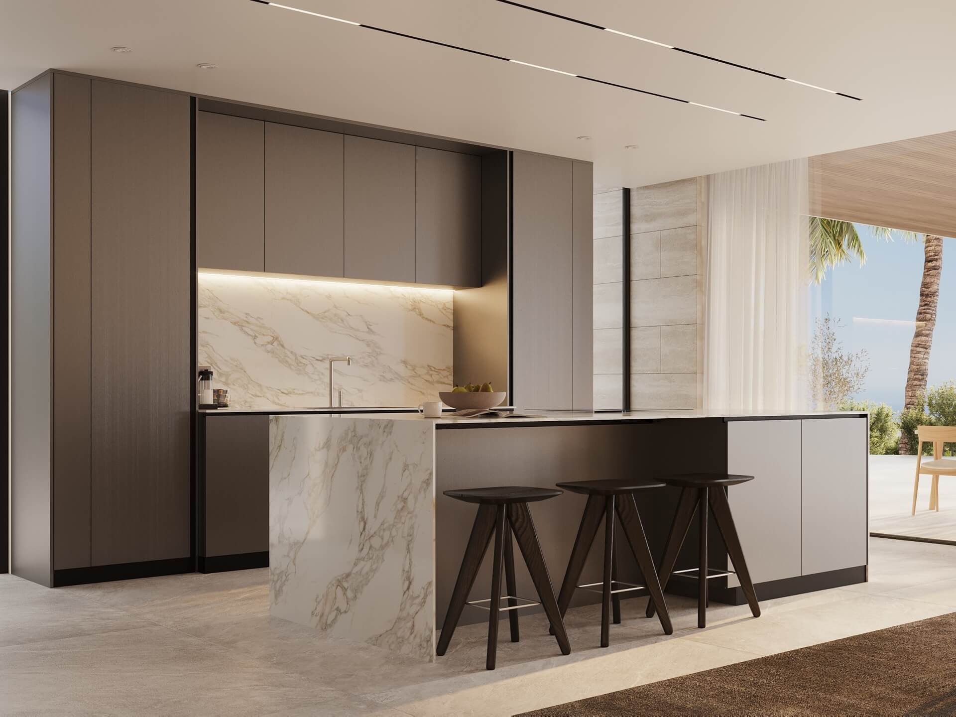 Moderne open keuken