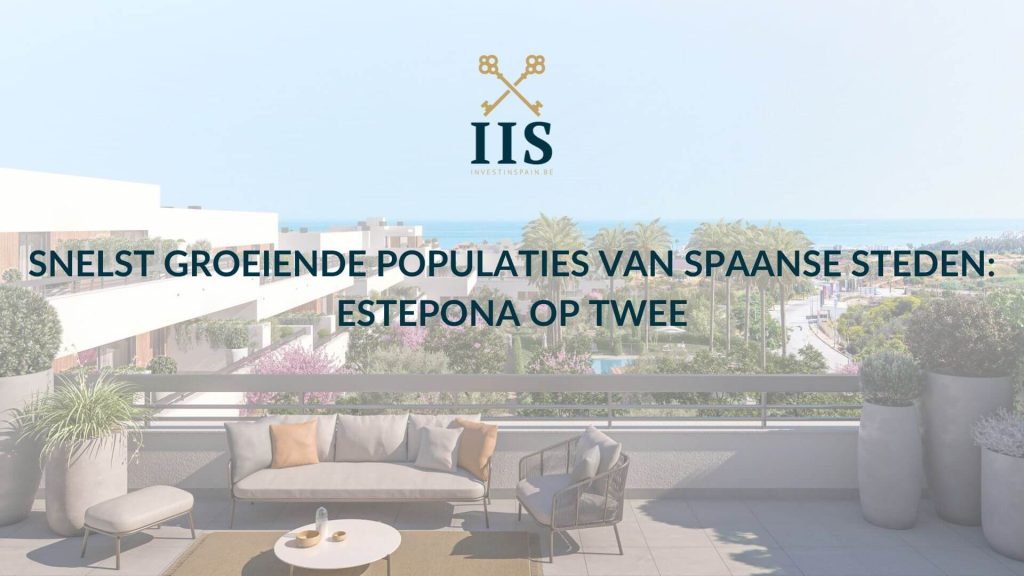 Fastest growing populations of Spanish cities: Estepona at second place