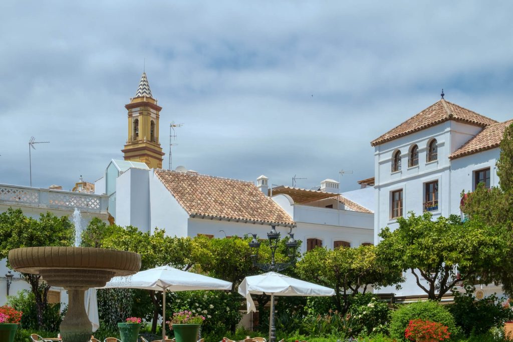plaza centre old town estepona costa del sol spain