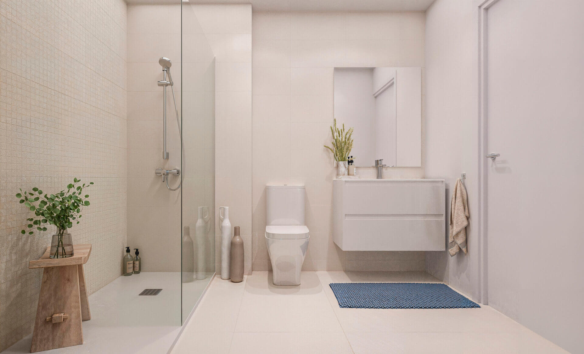Badkamer met inloopdouche