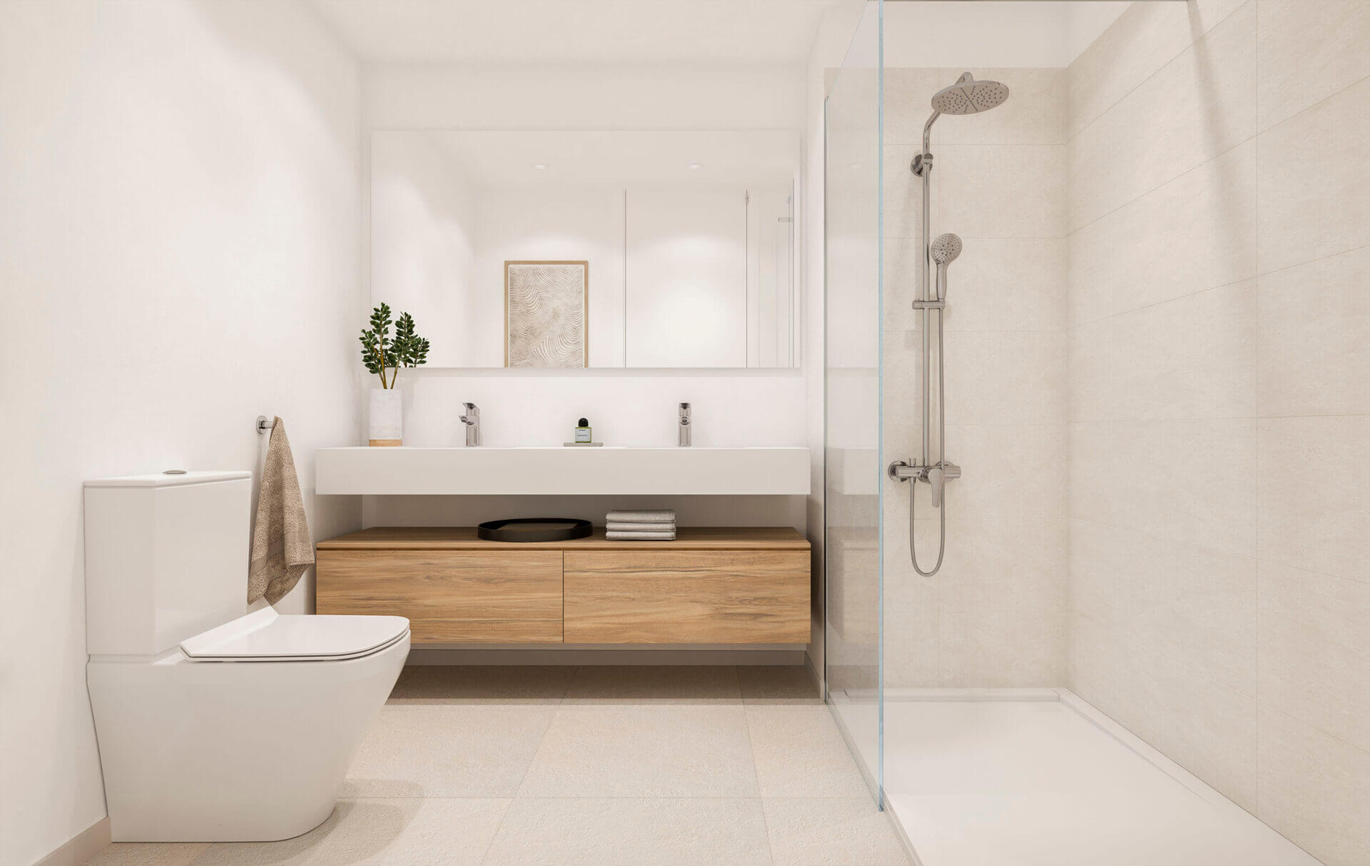 Badkamer met inloopdouche