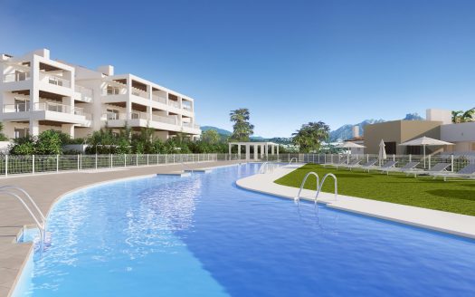 A4 1 Altura 160 apartments Benahavis Marbella pool May 2024 2