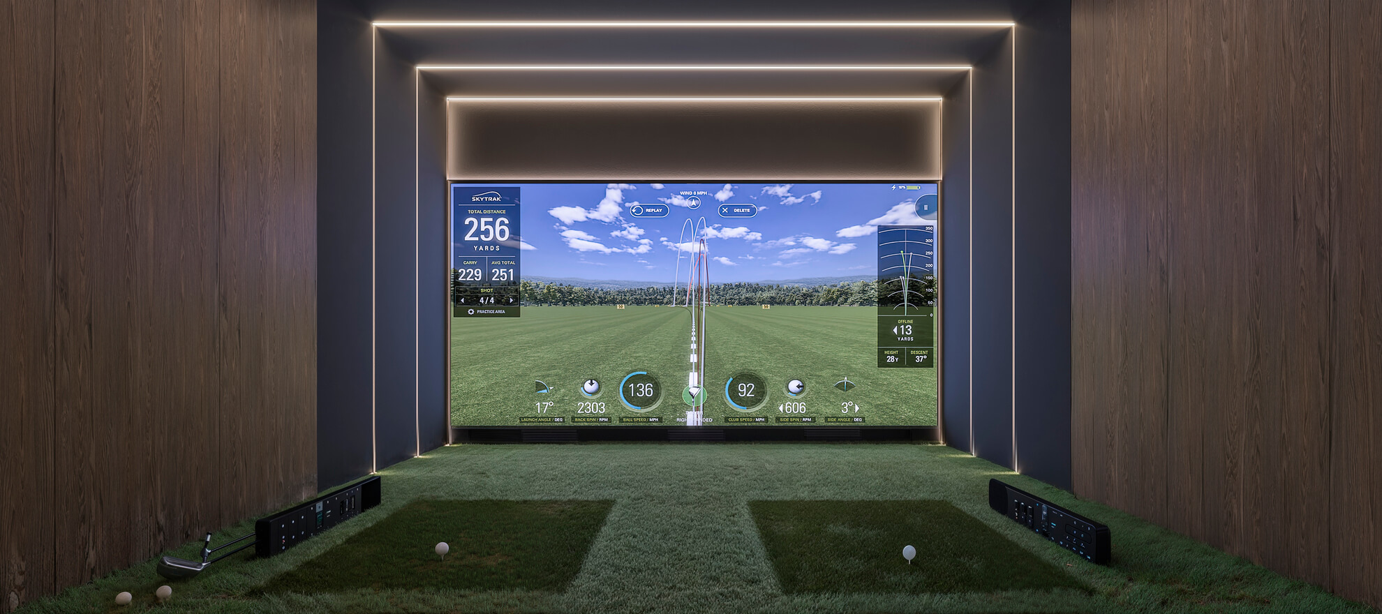 State-of-the-art golfsimulator