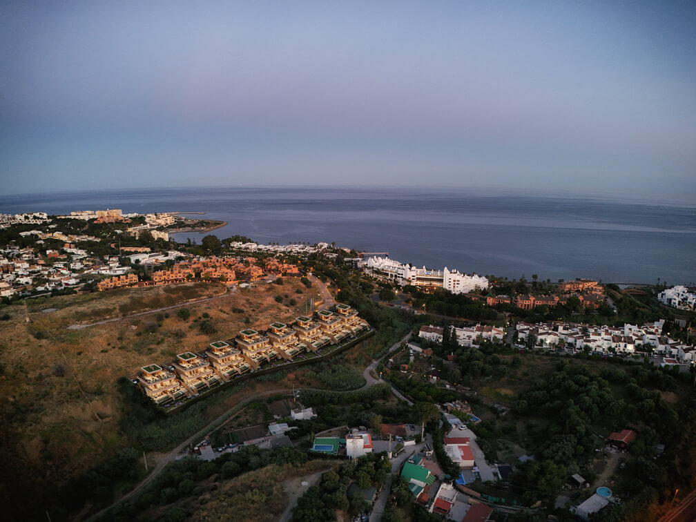 Luchtfoto van de omgeving van Estepona