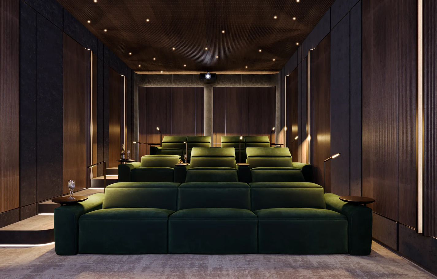 Privé bioscoopzaal