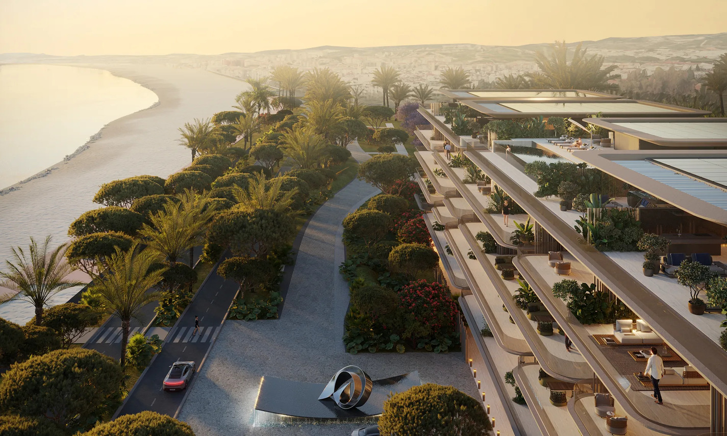 Luchtfoto van de omgeving van Estepona