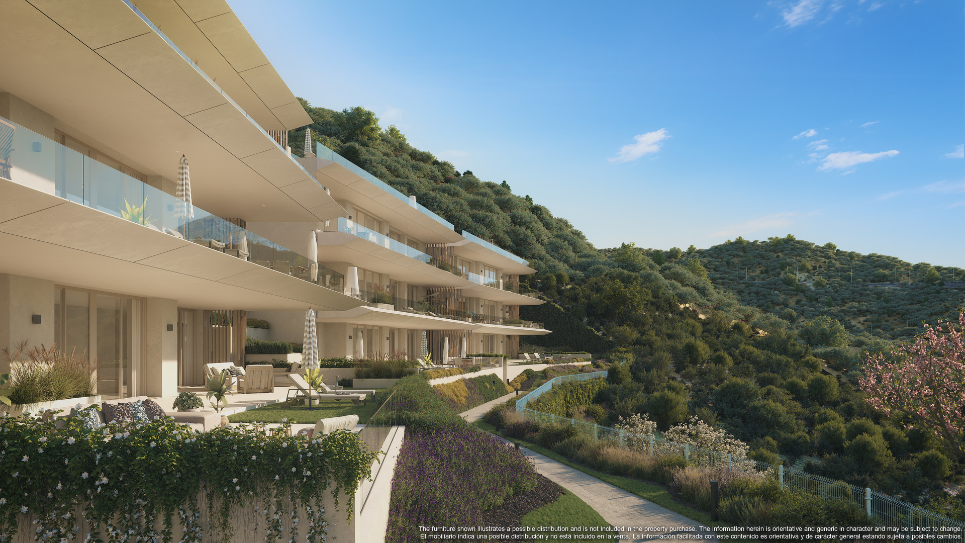 Architectuur van de boutique-blokken